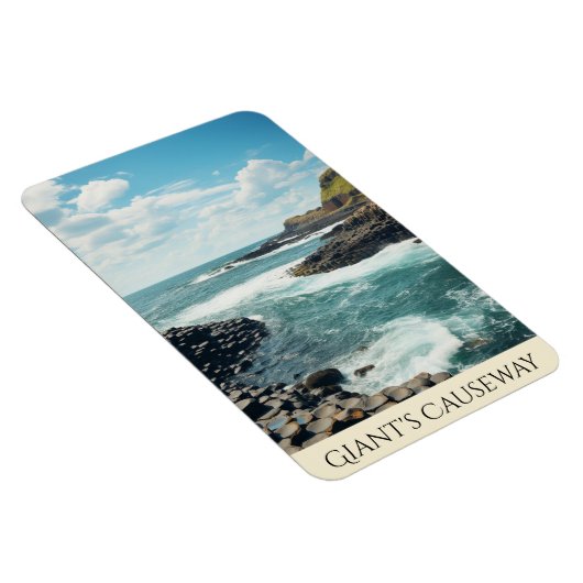 Giant's Causeway | Noord-Ierse kunst Magneet (Rechterzijde)