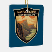 Giants Causeway Northern Ireland Travel  Keramisch Ornament (Rechts)