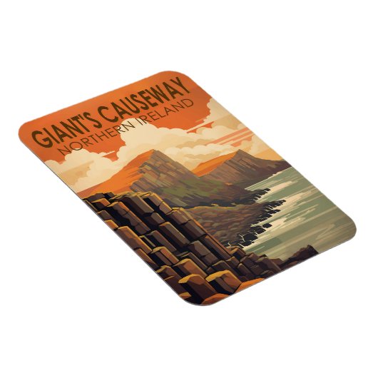 Giants Causeway Northern Ireland Travel Magneet (Rechterzijde)