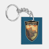 Giants Causeway Northern Ireland Travel  Sleutelhanger (Voorkant Links)