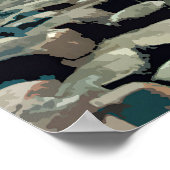 Giants Causeway Travel Poster (Hoek)