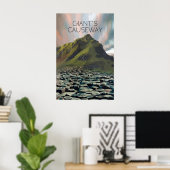 Giants Causeway Travel Poster (Thuiskantoor)
