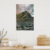Giants Causeway Travel Poster (Keuken)