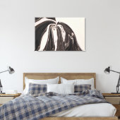 Giants Feeding | De beste Abstracte opmaak Canvas Afdruk (Insitu (Slaapkamer))