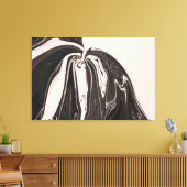 Giants Feeding | De beste Abstracte opmaak Canvas Afdruk (Insitu (Woonkamer))