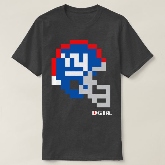 Giants Huidige Tecmo Bowl Helm Mok T-shirt (Design voorkant)