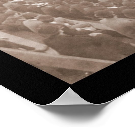 Giants Pirates Polo Grounds Baseball Foto 1905 Poster (Hoek)