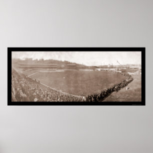 Giants Pirates Polo Grounds Baseball Foto 1905 Poster