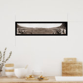 Giants Polo Grounds Baseball Foto 1910 Poster (Keuken)