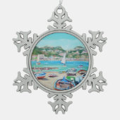 Giardini Naxos - Pewter Snowflake Ornament (Voorkant)