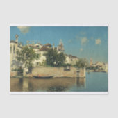 Giardino del Palazzo Vendramin in Venetië Tissuepapier (Voorkant)