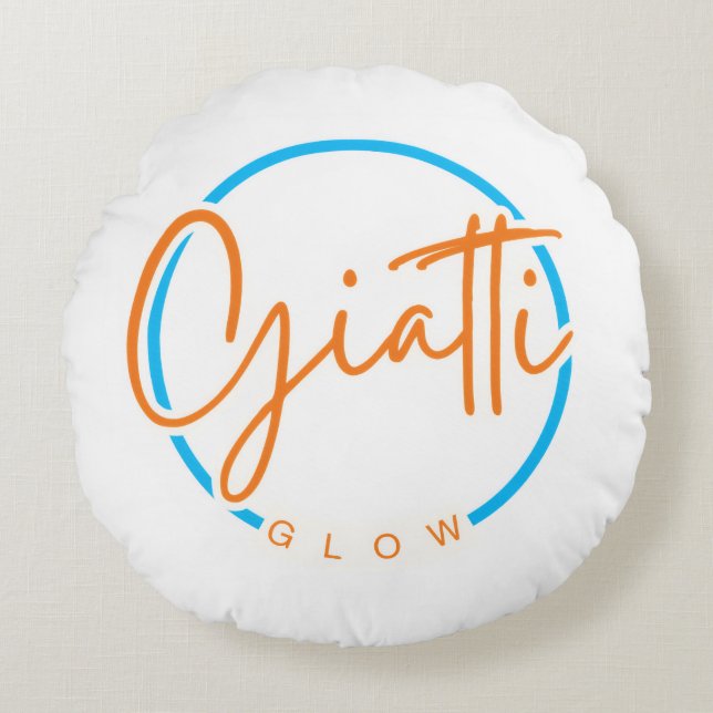 Giatti Glow  Rond Kussen (Voorkant)