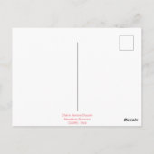 GIAWIL Roze Briefkaart (Achterkant)