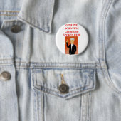 gibberisch ronde button 5,7 cm (In situ)