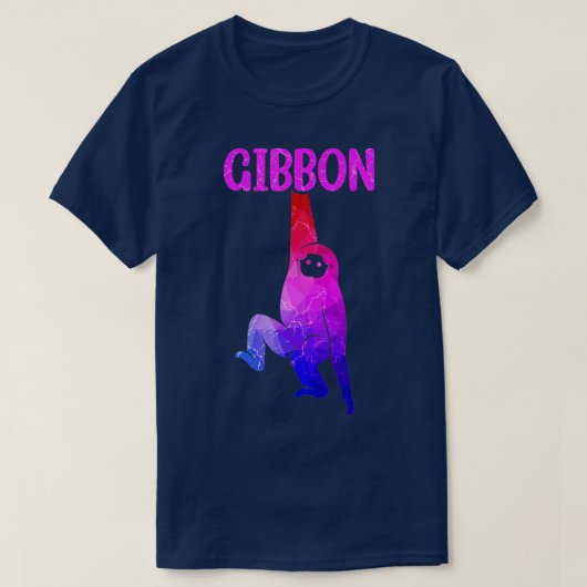 Gibbon Ape Monkey - 1 T-shirt (Design voorkant)