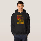 Gibbon  Ape Monkey Animal 9 Hoodie (Voorkant volledig)