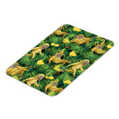 Gibbon apes in tropisch regenwoud Oerwoud bananen Magneet (Linkerzijde)