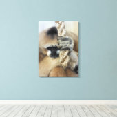 GIBBON CANVAS AFDRUK (Insitu (Houten vloer))