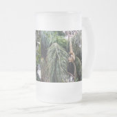 Gibbon die gewoon rondhangt, matglas bierpul (Voorkant rechts)