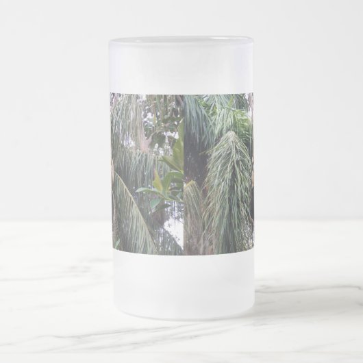 Gibbon die gewoon rondhangt, matglas bierpul (Center)