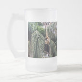 Gibbon die gewoon rondhangt, matglas bierpul (Links)