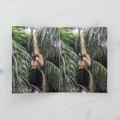 Gibbon,_Just_Chillin,_Greeting_Card. Kaart (Binnen)