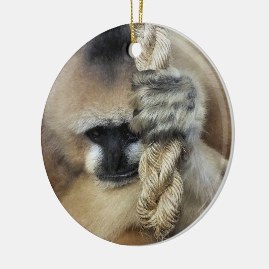 GIBBON KERAMISCH ORNAMENT (Links)
