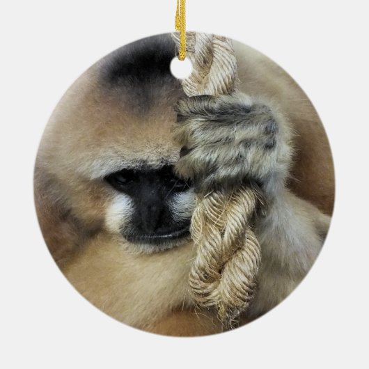 GIBBON KERAMISCH ORNAMENT (Achterkant)