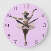 Gibbon Monkey Ballet danser in een tutu, Grote Klok (Voorkant)