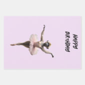 Gibbon Monkey Ballet danser in een tutu, Inpakpapier Vel (Voorkant)