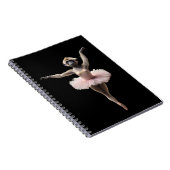 Gibbon Monkey Ballet danser in een tutu, Notitieboek (Rechterzijde)