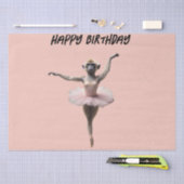 Gibbon Monkey Ballet danser in een tutu, Tissuepapier (Craft)