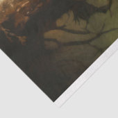 Gibbon Monkey in het Oerwoud Decoupage Tissuepapier (Detail)