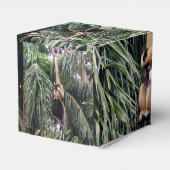 Gibbon Monkey Just Chillin, Favor Party Box Bedankdoosjes (Achterkant)