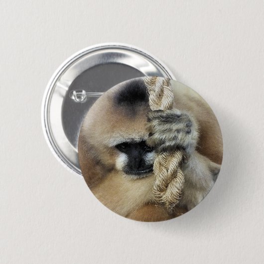 GIBBON RONDE BUTTON 5,7 CM (Voorkant /achterkant)