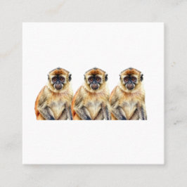 Gibbon Vierkante Visitekaartje