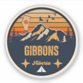 Gibbons, Alberta Sticker (Voorkant)