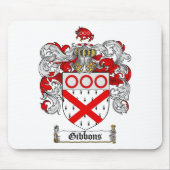 GIBBONS FAMILIE CREST - GIBBONS COAT WAPENS MUISMAT (Voorkant)