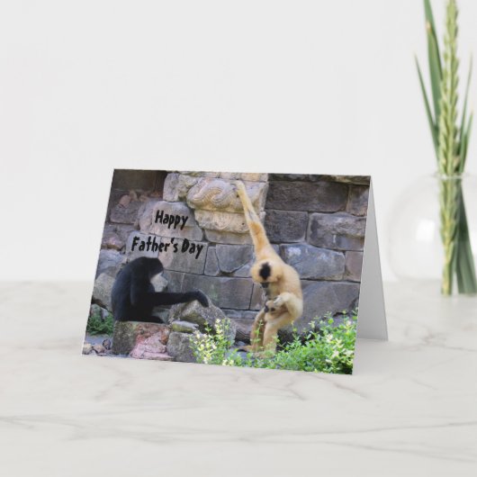 Gibbons... je bent een Kaart voor een gelukkige Va (Voorkant)