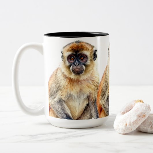 Gibbons Tweekleurige Koffiemok (Met donut)