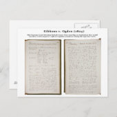 Gibbons v. Ogden, 22 V.S. 1 (1824) Briefkaart (Voorkant / Achterkant)