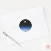 Gibbous Maan van Orbitaal Sticker (Envelop)