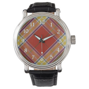 Gibbs/Gibson Tartan Watch Horloge