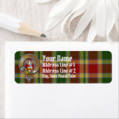 Gibbs Gibsone Tartan & Badge Etiket (Insitu)