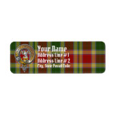 Gibbs Gibsone Tartan & Badge Etiket (Voorkant)