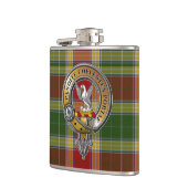 Gibbs Gibsone Tartan & Badge Heupfles (Links)