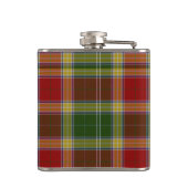 Gibbs Gibsone Tartan & Badge Heupfles (Achterkant)