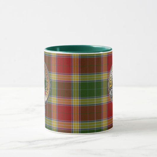 Gibbs Gibsone Tartan & Badge Mok (Midden)