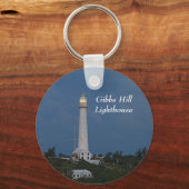 Gibbs Hill Lighthouse bij Sunrise Sleutelhanger (Voorkant)