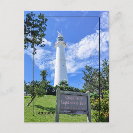 Gibbs Hill Lighthouse Park Briefkaart (Voorkant)